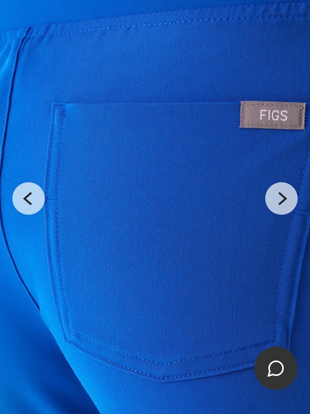 FIGS Women's Royal Blue Jogger Scrub Pants (Used) - Picture 9 of 15